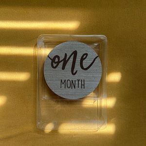 Wooden Photo props. Monthly Milestone marker.